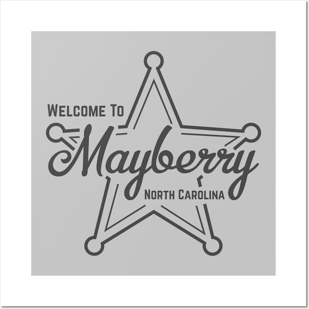 Mayberry North Carolina Wall Art by deadright